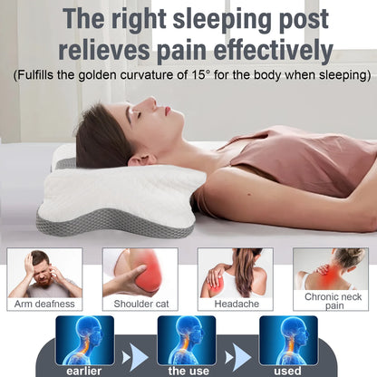 Orthopedic Cooling Cervical Support Pillow